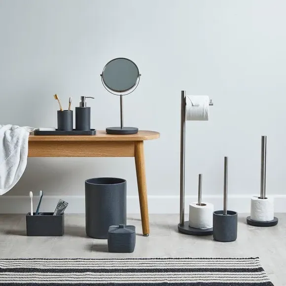 Toilet Butler with Storage - Grey, Resin