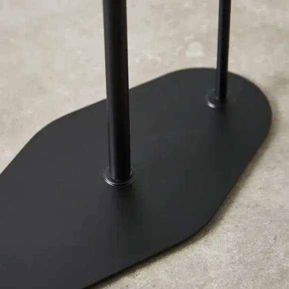 Toilet Paper Holder Stand - Black