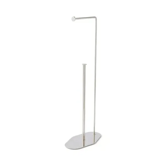 Toilet Paper Holder Stand - Chrome