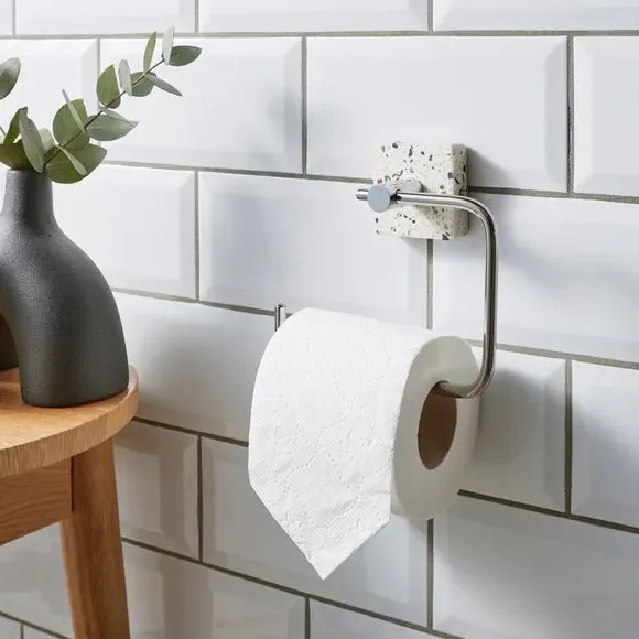 Toilet Roll Holder - Natural, Terrazzo image