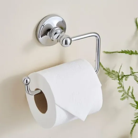 Toilet Roll Holder - Silver, Chrome image