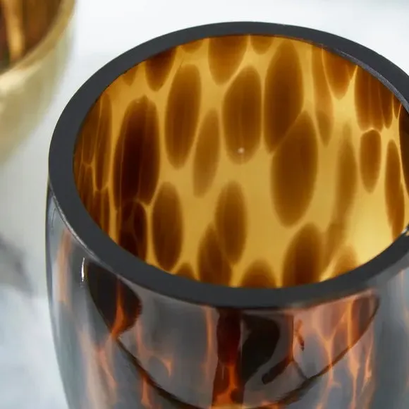 Toothbrush Holder - Brown, Glass