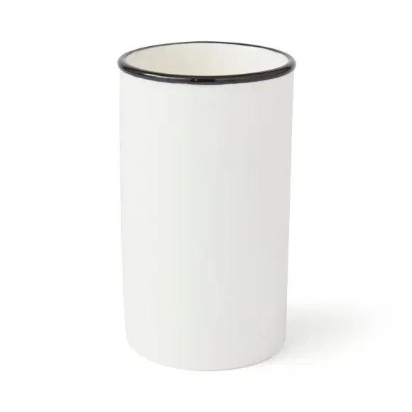 Toothbrush Holder - White, Ceramic