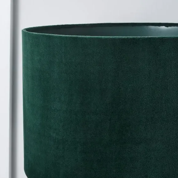 Touch Dimmable Floor Lamp - Green, Velvet