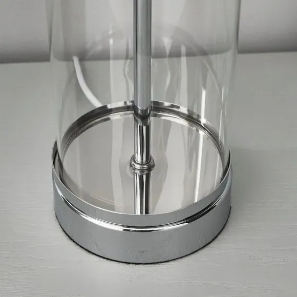 Touch Dimmable Table Lamp - Chrome, Glass
