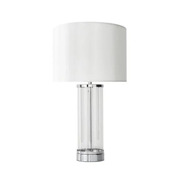 Touch Dimmable Table Lamp - Chrome, Glass