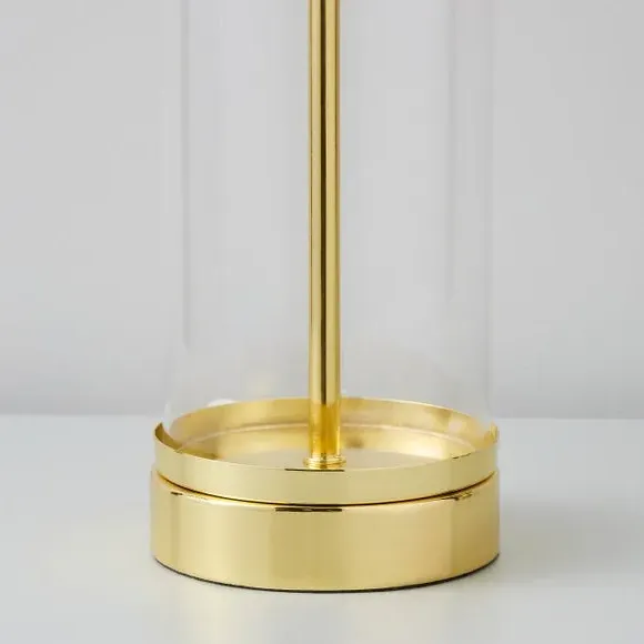 Touch Dimmable Table Lamp - Gold, Glass