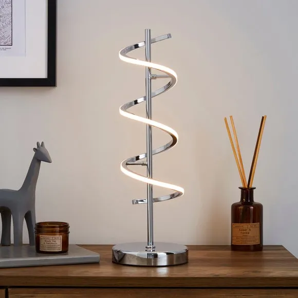 Touch Dimmable Table Lamp - Silver, Steel image