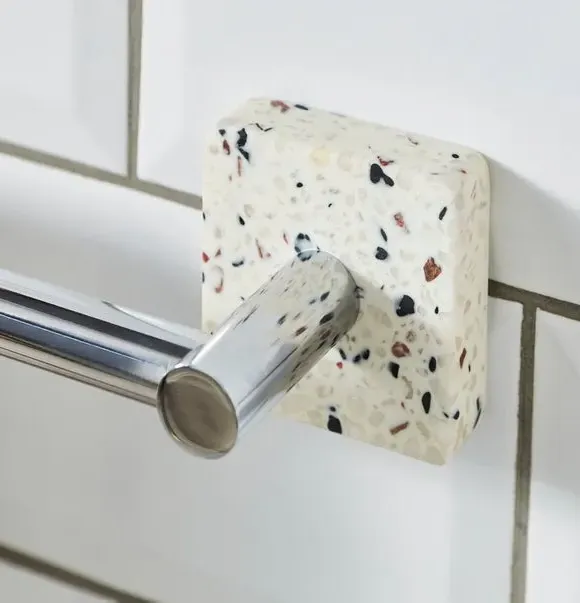 Towel Rail - Natural, Terrazzo Resin