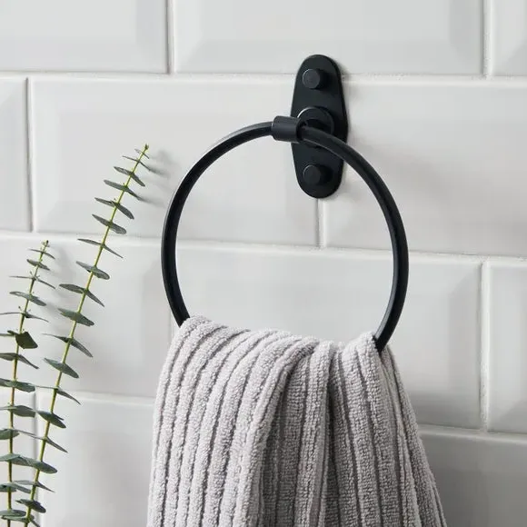 Towel Ring - Black image