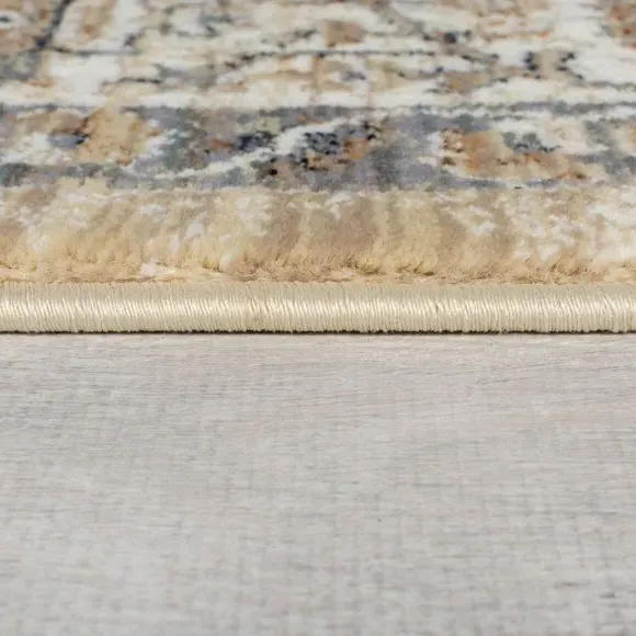 Traditional Abstract Rug - Green, Polypropylene