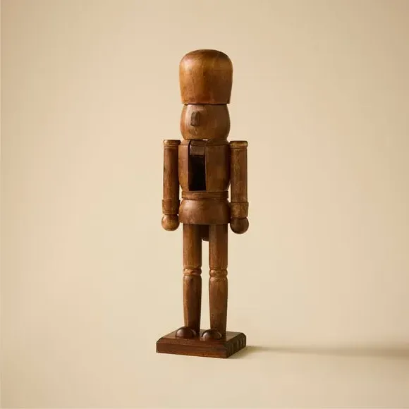 Traditional Christmas Nutcracker - Dark, Pine Wood