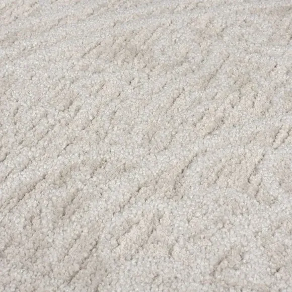 Traditional Rug High-Low Pile - Ivory, Polyester