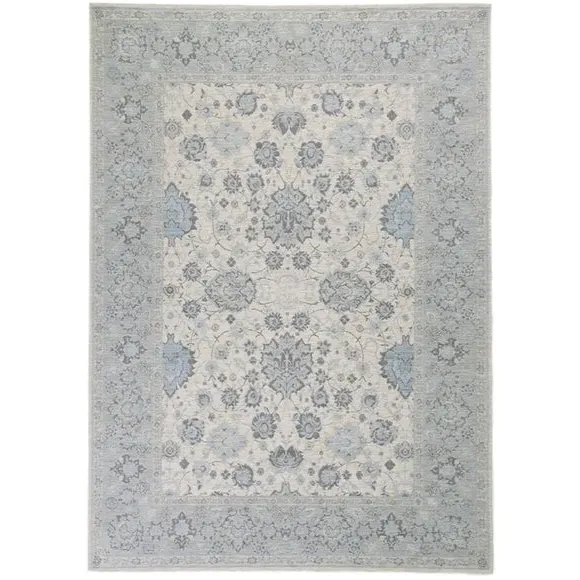 Traditional Rug - Soft Blue, Mixed Fiber image