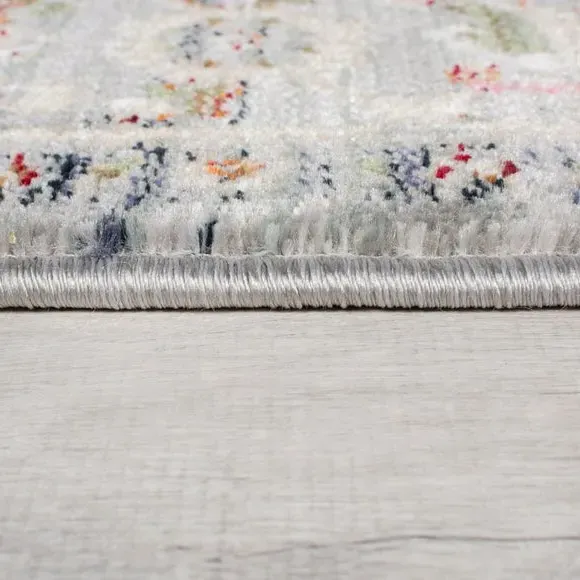 Traditional Rug with Border - Multicoloured