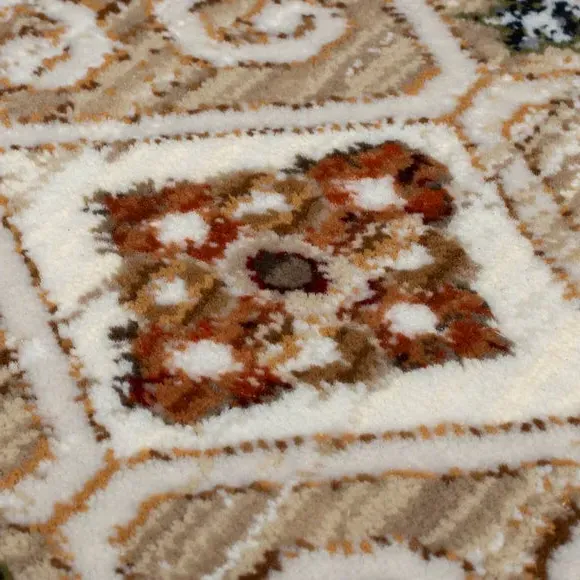 Traditional Rug with Flatweave - Multicoloured