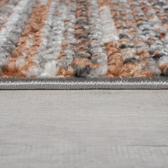 Traditional Rug with Fringe - Blue, Polypropylene