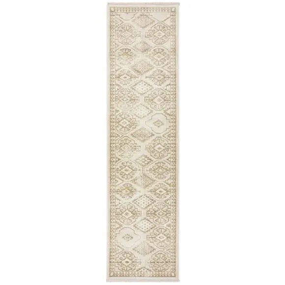 Traditional Runner Rug - Ivory, Polypropylene