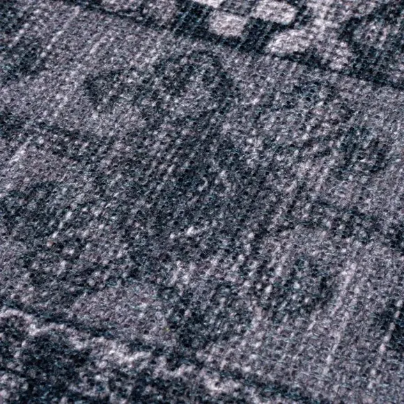 Traditional Runner Rug - Monochrome, Cotton