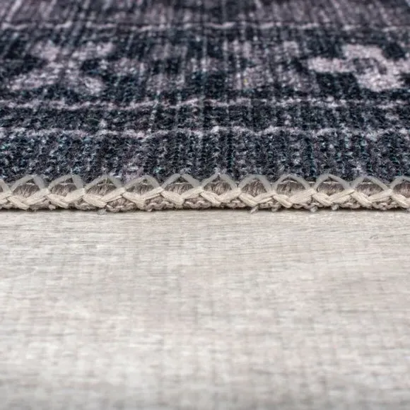 Traditional Runner Rug - Monochrome, Cotton