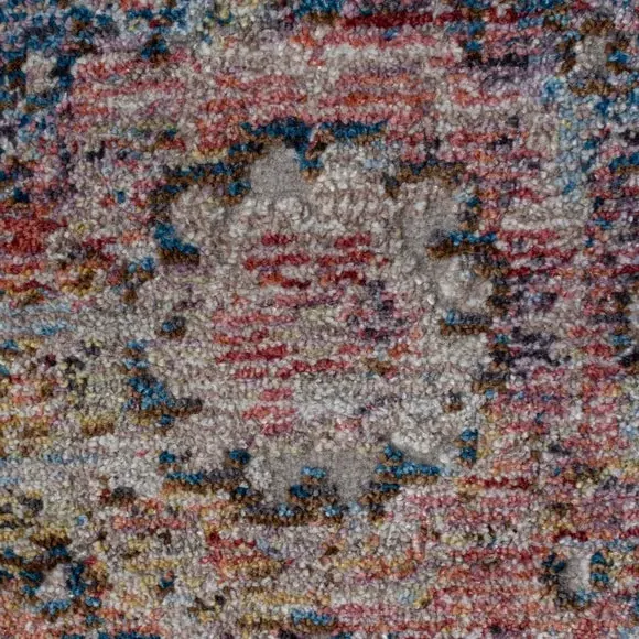 Traditional Runner Rug - Silver, Polyester