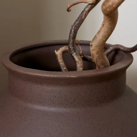 Traditional Vase - Bitter Chocolate, Stoneware