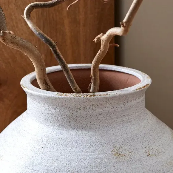Traditional Vase - Concrete Effect, Stoneware