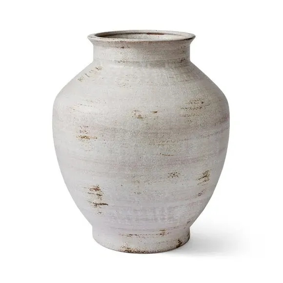 Traditional Vase - Concrete Effect, Stoneware