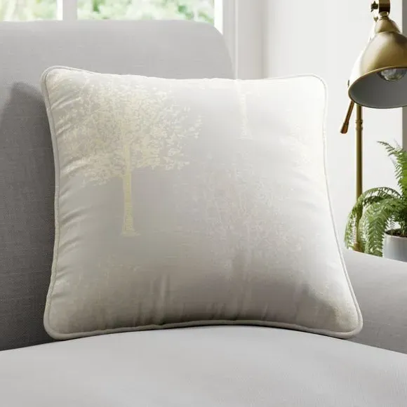 Tree Design Cushion Cover - Olive