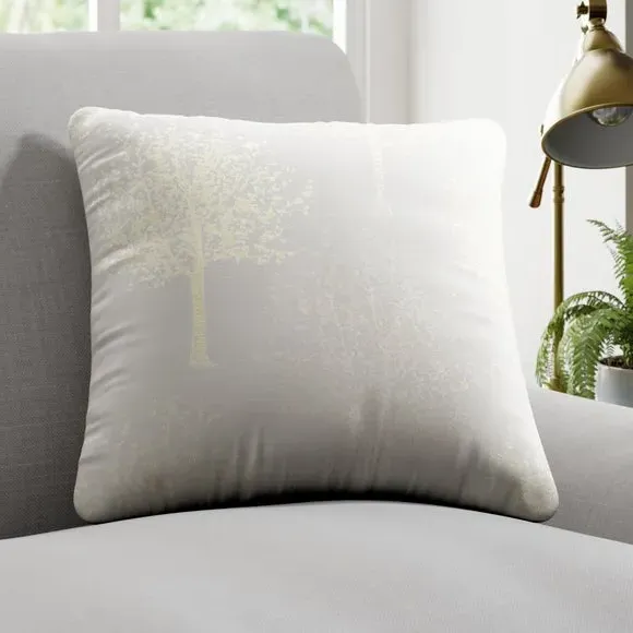 Tree Design Cushion Cover - Olive