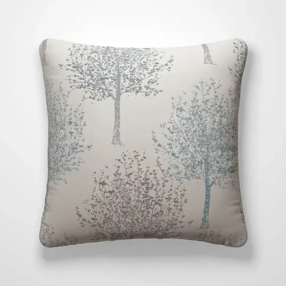 Tree Design Cushion Cover - Teal