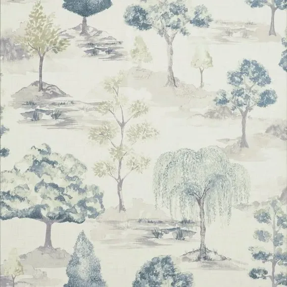 Tree Pattern Wallpaper - Green