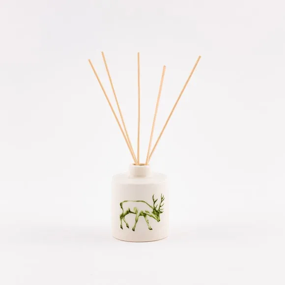 Tree & Stag Diffuser - White, Ceramic