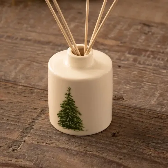 Tree & Stag Diffuser - White, Ceramic