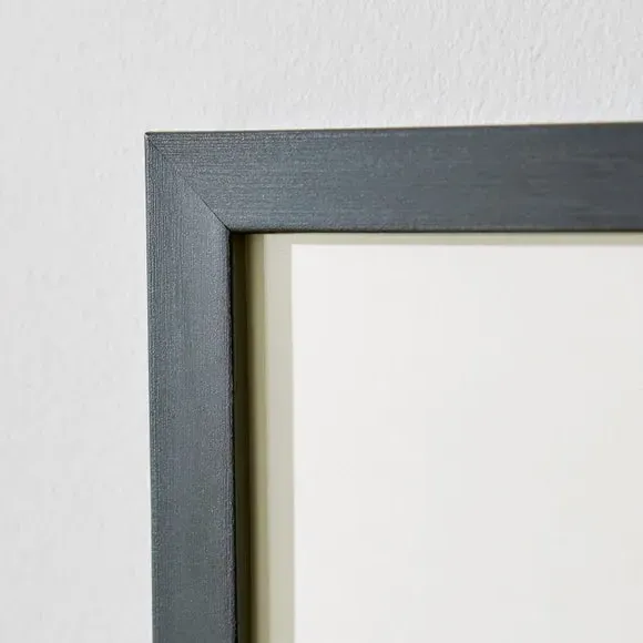 Triple Photo Frame with Mount - Black
