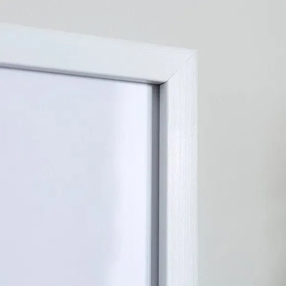 Triple Photo Frame with Mount - White