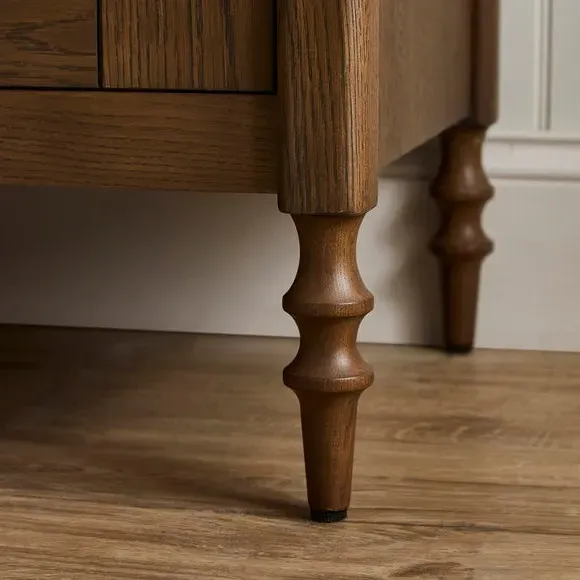 Triple Wardrobe with Rails - Light Oak, Wood