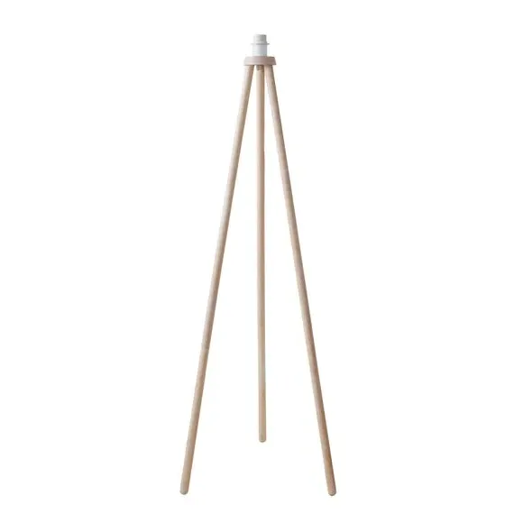 Tripod Floor Lamp Base - Natural, Wood