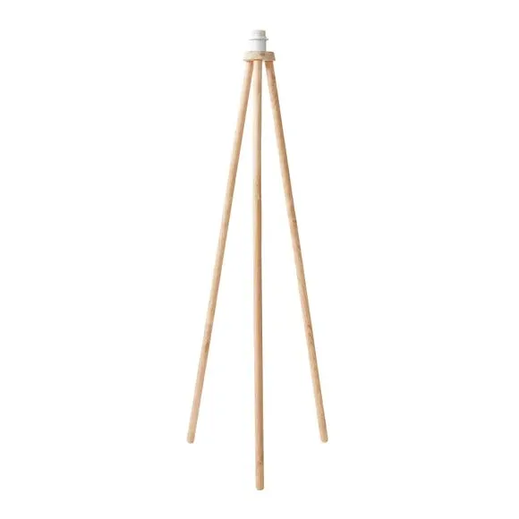 Tripod Floor Lamp Base - Natural, Wood