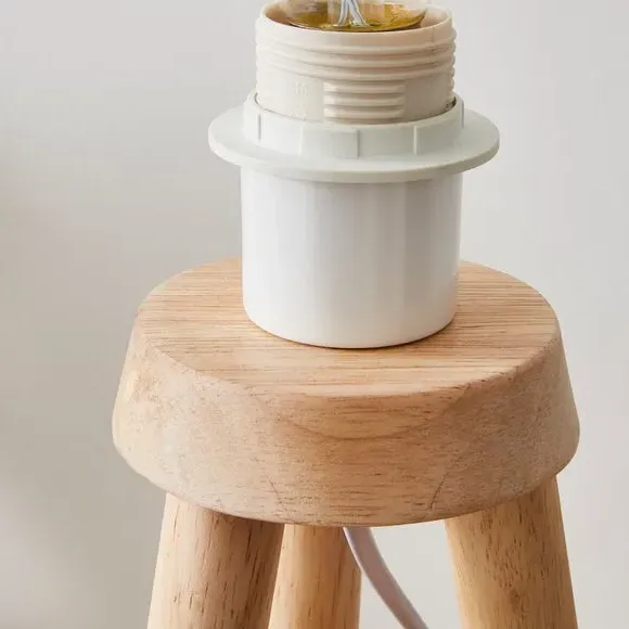 Tripod Table Lamp Base - Natural, Wood