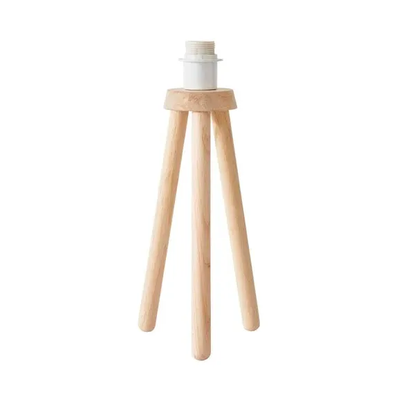 Tripod Table Lamp Base - Natural, Wood