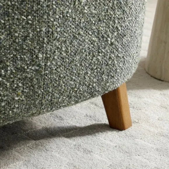 Tub Accent Chair - Green, Chenille