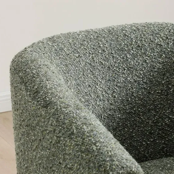 Tub Accent Chair - Green, Chenille