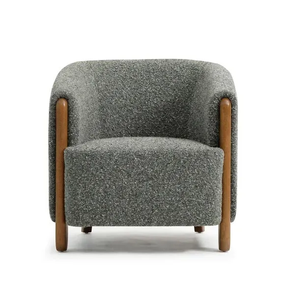 Tub Accent Chair - Green, Chenille