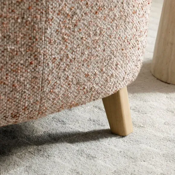 Tub Accent Chair - Natural, Chenille