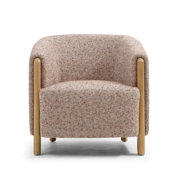 Tub Accent Chair - Natural, Chenille