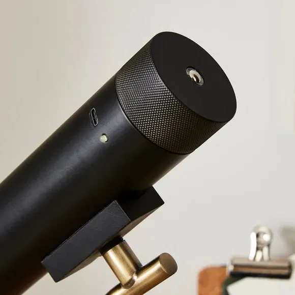 Tubular Touch Dimmable Table Lamp - Black