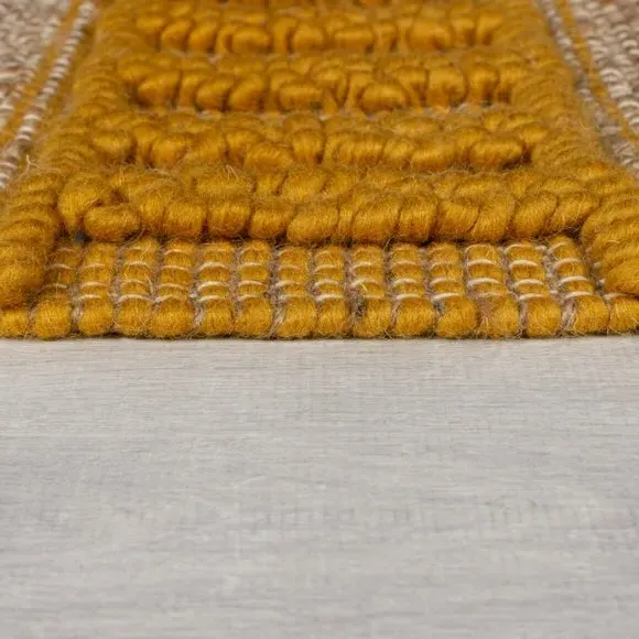 Tufted Area Rug with Tassels - Multi, Jute