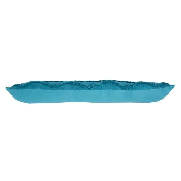 Tufted Draught Excluder - Teal, Cotton