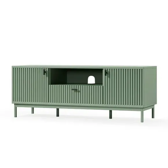 TV Unit with Storage - Lilypad, Wood